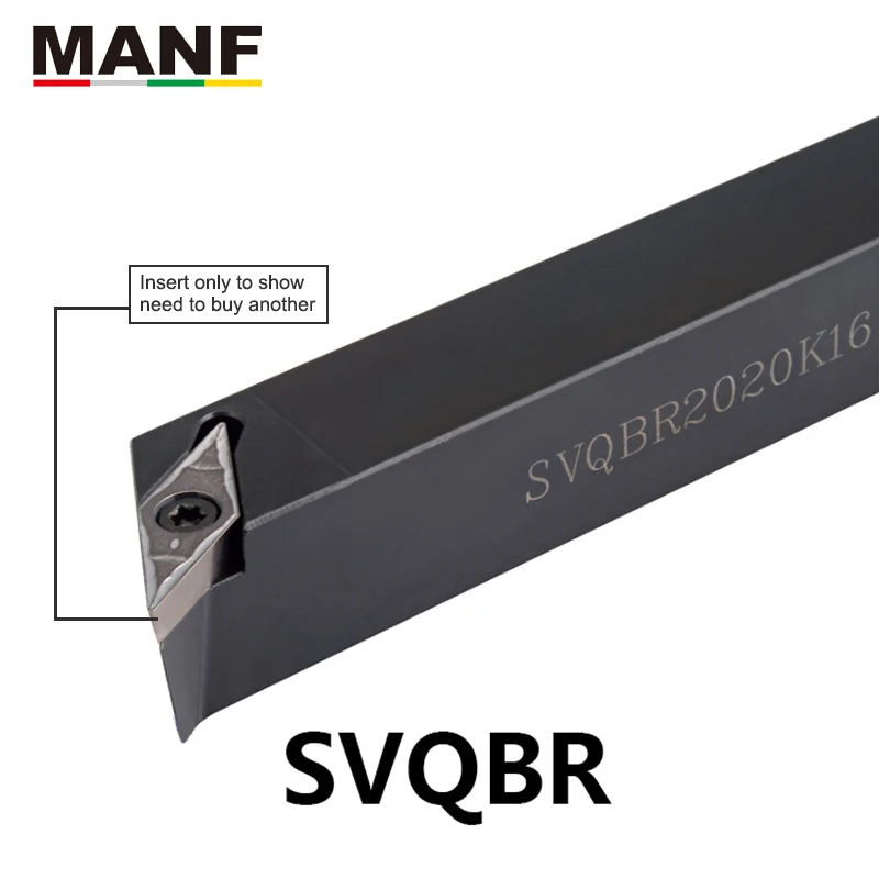 MANF SVQBR 2020K16 16*16 20*20 S TypeBoringToolholder токарный станок по металлу твердосплавная вставка