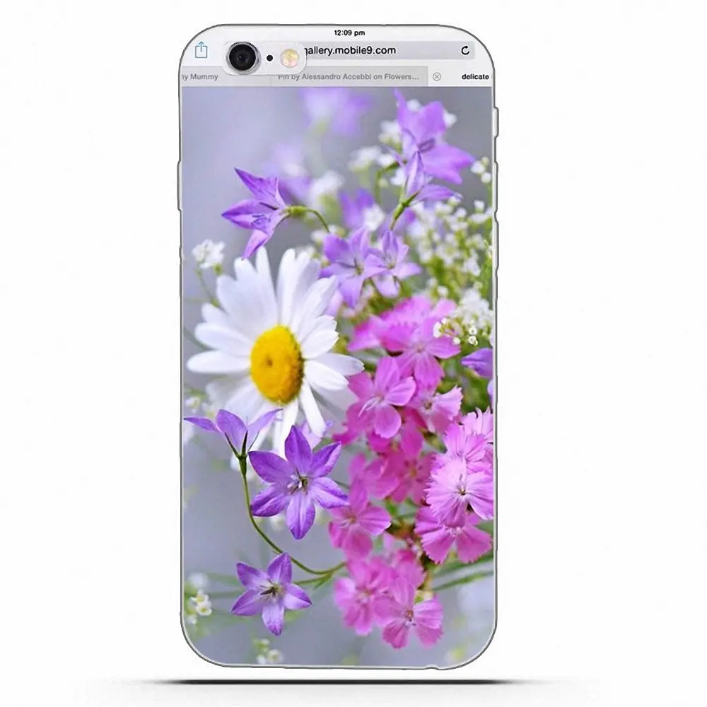 Мягкий телефон Wexoeq с цветком маргаритки для Huawei G8 Honor 5C 5X 6 6X 7 8 9 Y5II Mate P7 P8 P9 P10 P20 Lite