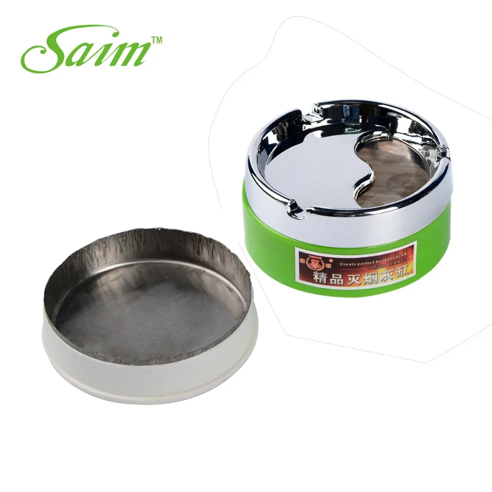 Новый бренд для дома используется красочный узор пепельницы с крышкой вращения