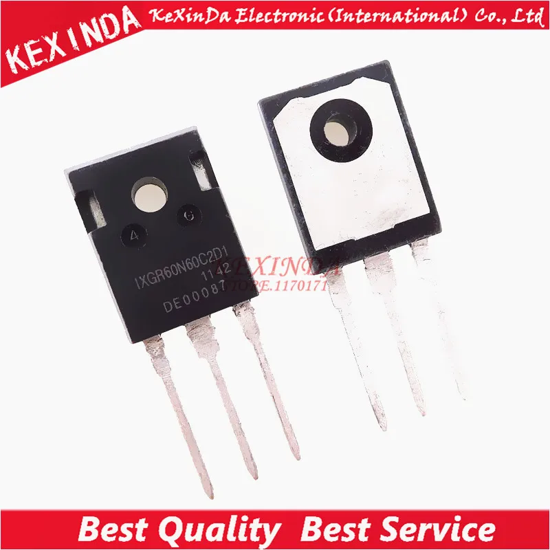 IXGR60N60C2D1 с изолированным затвором(IGBT) TO-3P 600 V 60A 5 шт./лот