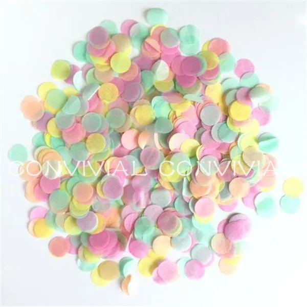 9 Colorsl1000pcs Бумага конфетти Шарики Свадебные украшения День рождения украшения ребенок душ Mariage вечеринок pa76 - Цвет: 9