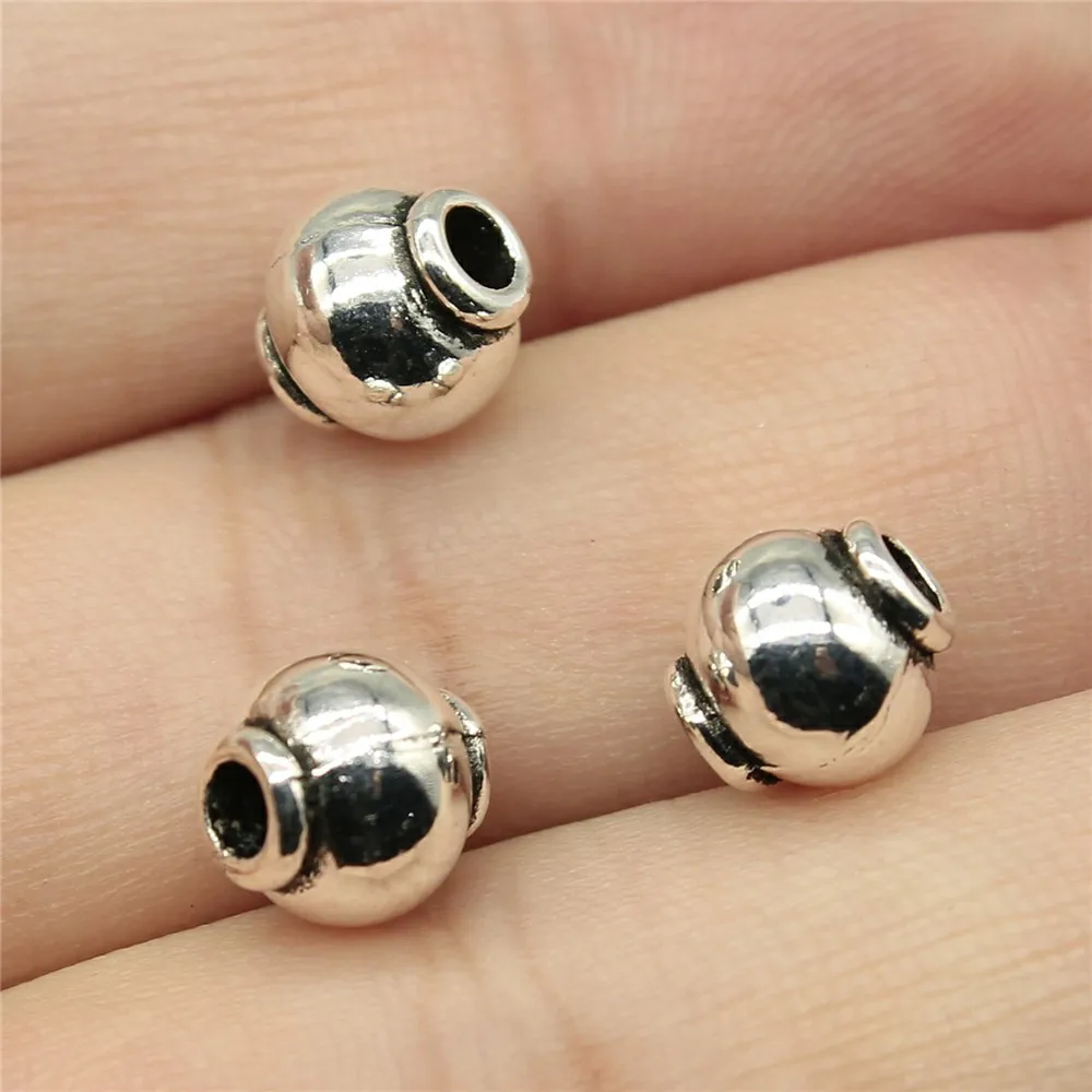 

WYSIWYG 10 шт 8x8x8x8mm Spacer Beads подходит для изготовления ювелирных изделий, выводы браслета из бисера Подвески круглый шарик