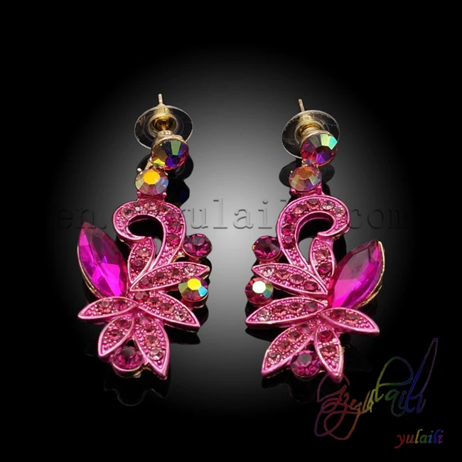 Прямая поставка с китайской фабрики яркие индийские свадебные ювелирные наборы