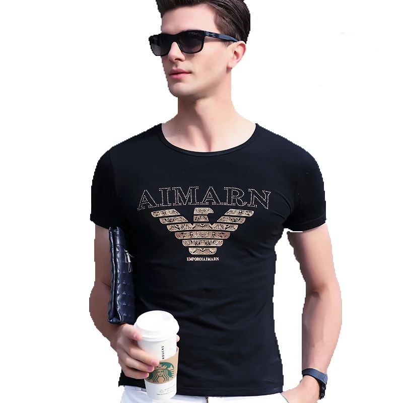 Мужчины футболки 2016 летний мода мужской марка одежды с коротким рукавом