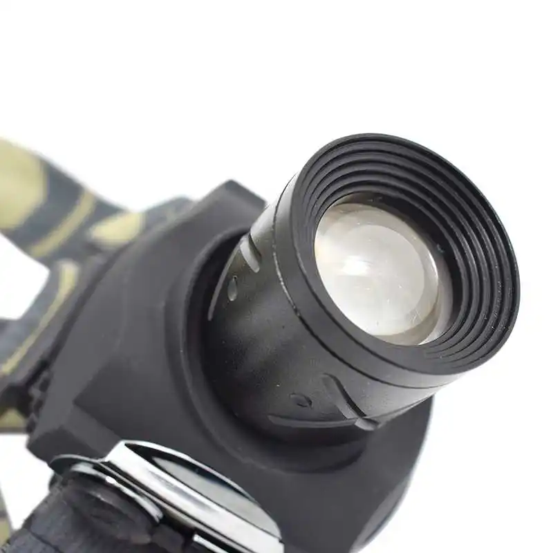 Мощный фонарь Головной налобный зум водонепроницаемый светодиодный для охоты