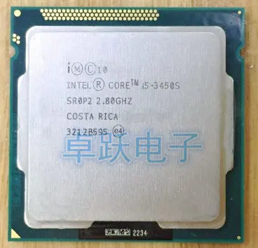 Оригинальный четырехъядерный процессор Intel Core i5 3450S 2 80 ГГц 6 Мб разъем 1155 |