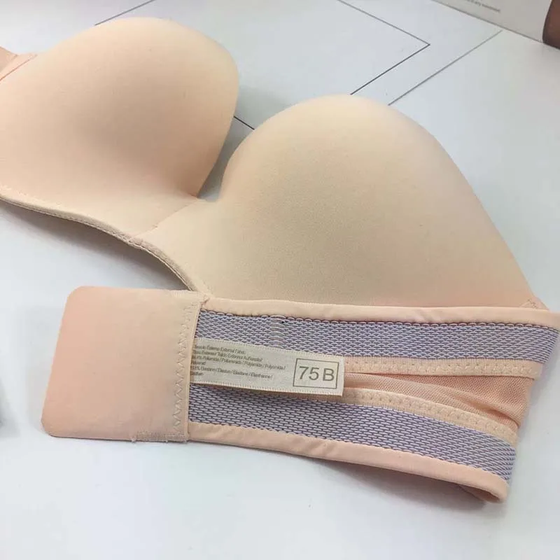 Женский Волшебный бюстгальтер пуш ап без бретелек Женские Бюстгальтеры на