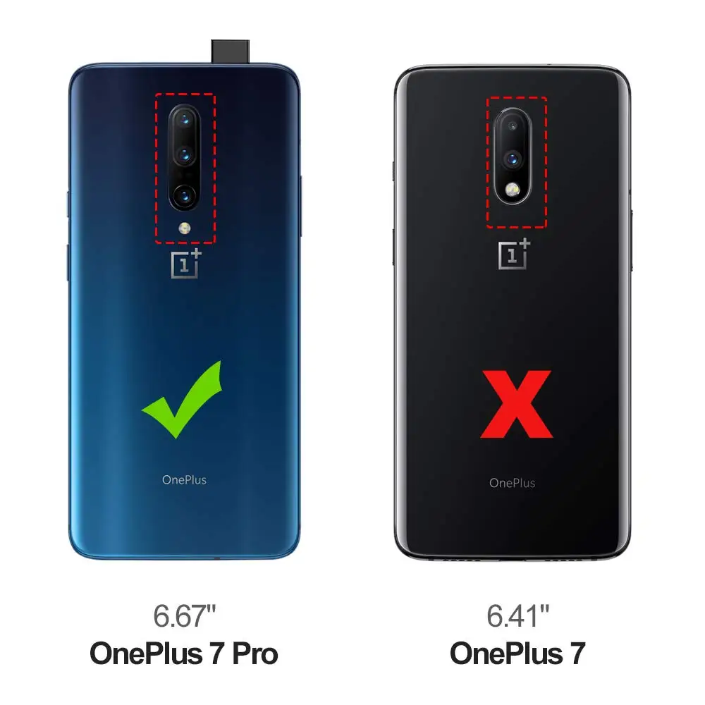 Чехол для аккумулятора NEWDERY для OnePlus 7 Pro, тонкий Расширенный чехол для зарядного устройства емкостью 4700 мА · ч с приподнятым ободком из ТПУ, перезаряжаемый чехол для зарядки