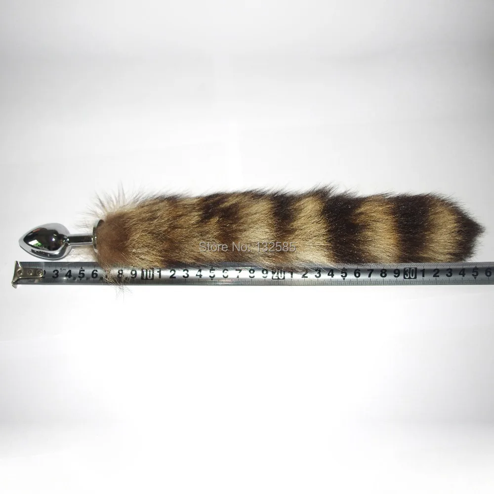 Бесплатная доставка сексуальная Анальная пробка лисы хвост енота секс-игрушки