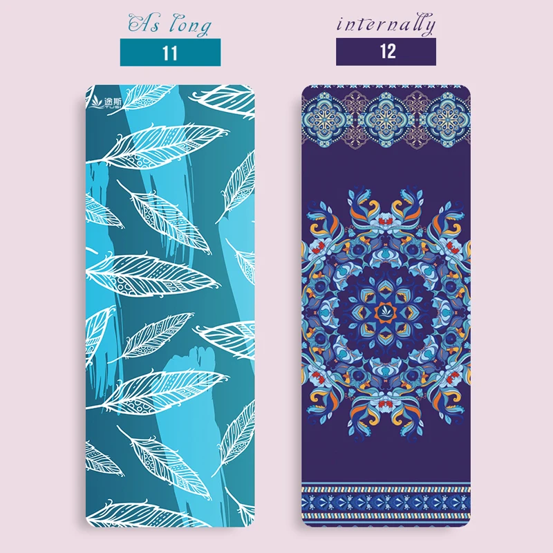 Высококачественный Противоскользящий коврик для йоги из натурального каучука