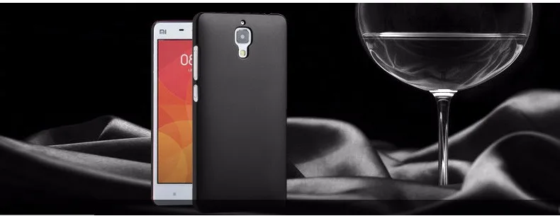 Матовый пластиковый чехол для Xiao mi 4 чехол для Xiao mi 4 mi 4 Lte чехол-лента на заднюю панель