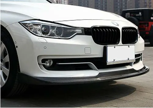 Стиль настоящего углеродного волокна передний спойлер сплиттер для BMW F30 3-серии