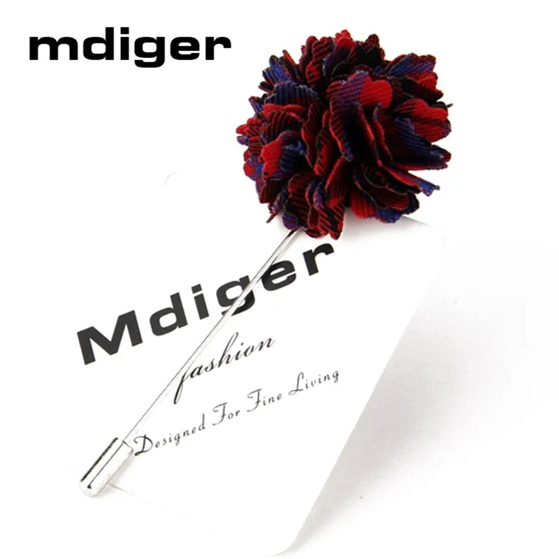 Mdiger брошь отворот булавки цветок плед Элитная Мода изящная бутоньерки