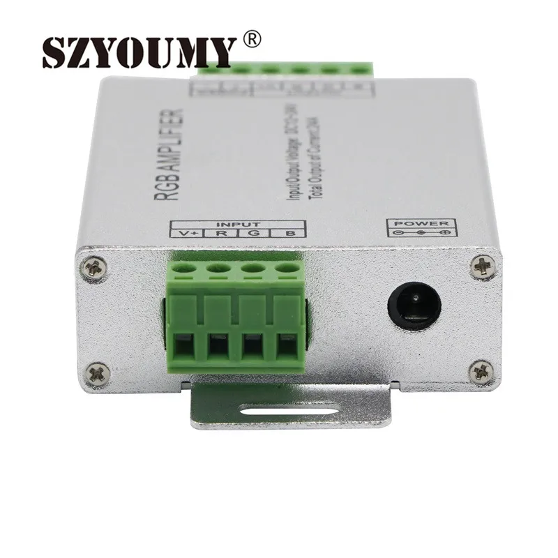 

SZYOUMY 5PCS DC12-24V 24A LED RGB Amplifier for 5050 3528 RGB LED Strip Light 5PCS ePacket to France / Israel / Saudi Arabia