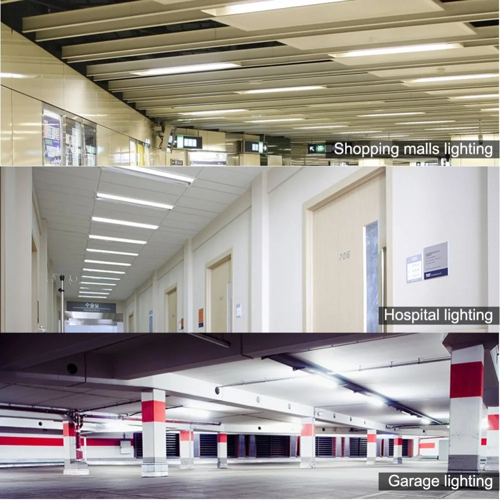 

LED Batten Light Tube 20W LED Ceiling Light 6500K /3000K Illumination for Office Living Room Bathroom Kitchen Gar 60cm