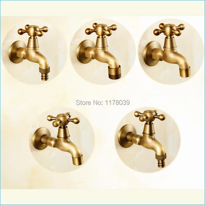Античный латунный кран для стиральной машины медный бассейна в стиле ретро J15547 |