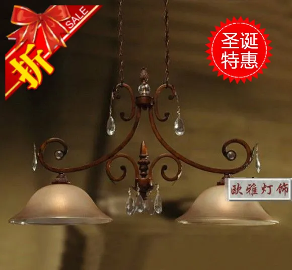 Special European minimalist living room bedroom dining iron chandelier Art American retro den lighting fixtures |
