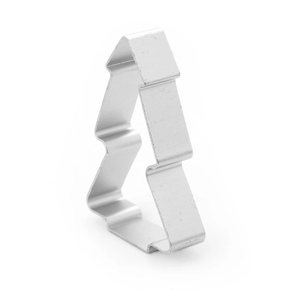 1 шт. резак для печенья в виде рождественской елки из нержавеющей стали