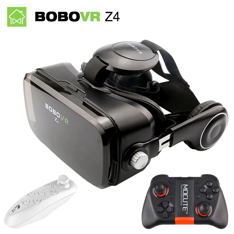 3D VR очки 100% оригинальный BOBO Z4 Очки виртуальной реальности Google Cardboard коробка 2 0 для