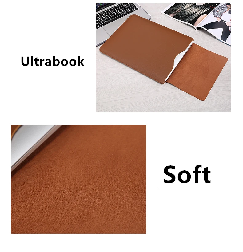 Сумка для ноутбука из искусственной кожи Macbook Air Pro Retina 11 12 13 15 сумка чехол Xiaomi
