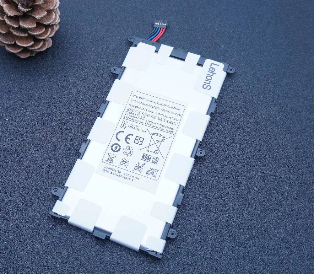 LehonS 1x4000 мАч запасная батарея для Samsung galaxy Tablet 2 7 0 P3100 P6200 P3110 GT-P3100 SP4960C3B | Мобильные