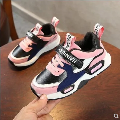 

NEW leather sport shoes boys pink kids footwear black kids shoes children girls green boys footwear child boy shoe
