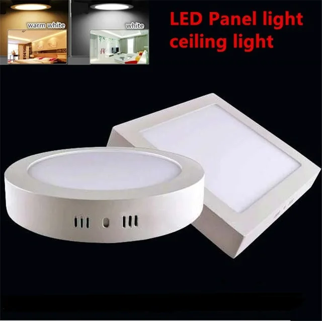 

9W 15W 25W 30W Round Led Panel Light Surface Mounted leds Downlight ceiling down 85-265V lampada led lamp with LED Driver