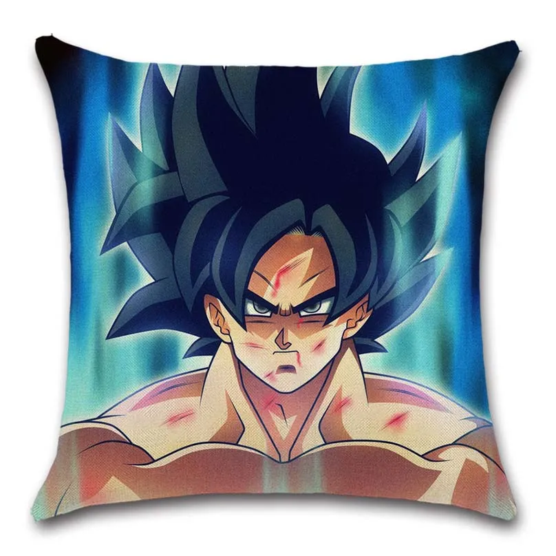 Мультфильм Dragon ball Сон Гоку Чехлы вечерние декоративный стул магазин сиденья домашнее украшение для дивана дети друг подарок настоящее наволочка