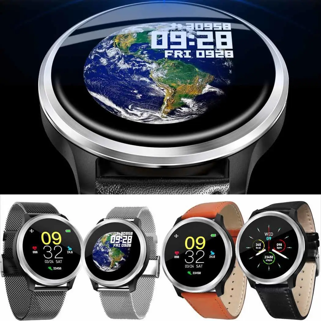 Сенсорный экран умные часы кровяное Давление шагомер Пряжка IP68 Фитнес на каждый