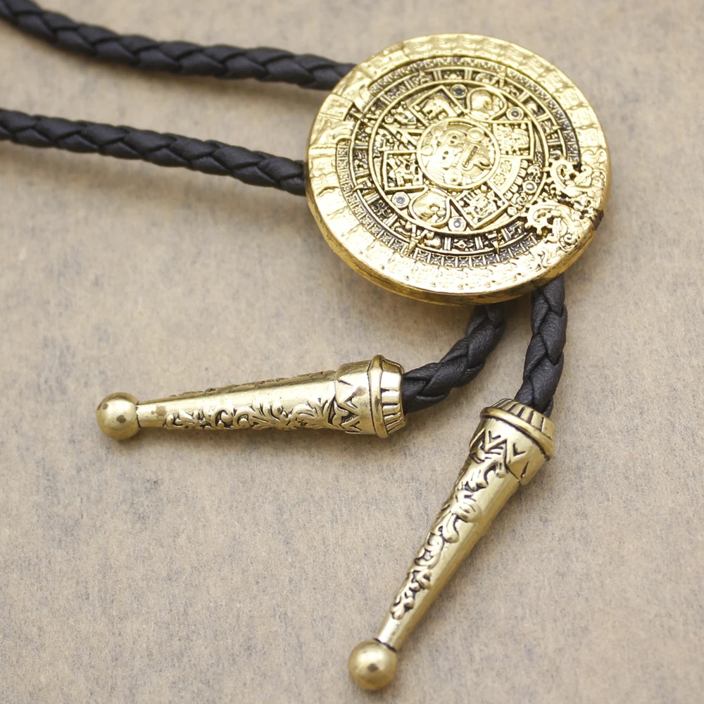 Мужская маска с календарем Fab Aztec Mayan индийская Мехико кожаной пряжкой Подарочная