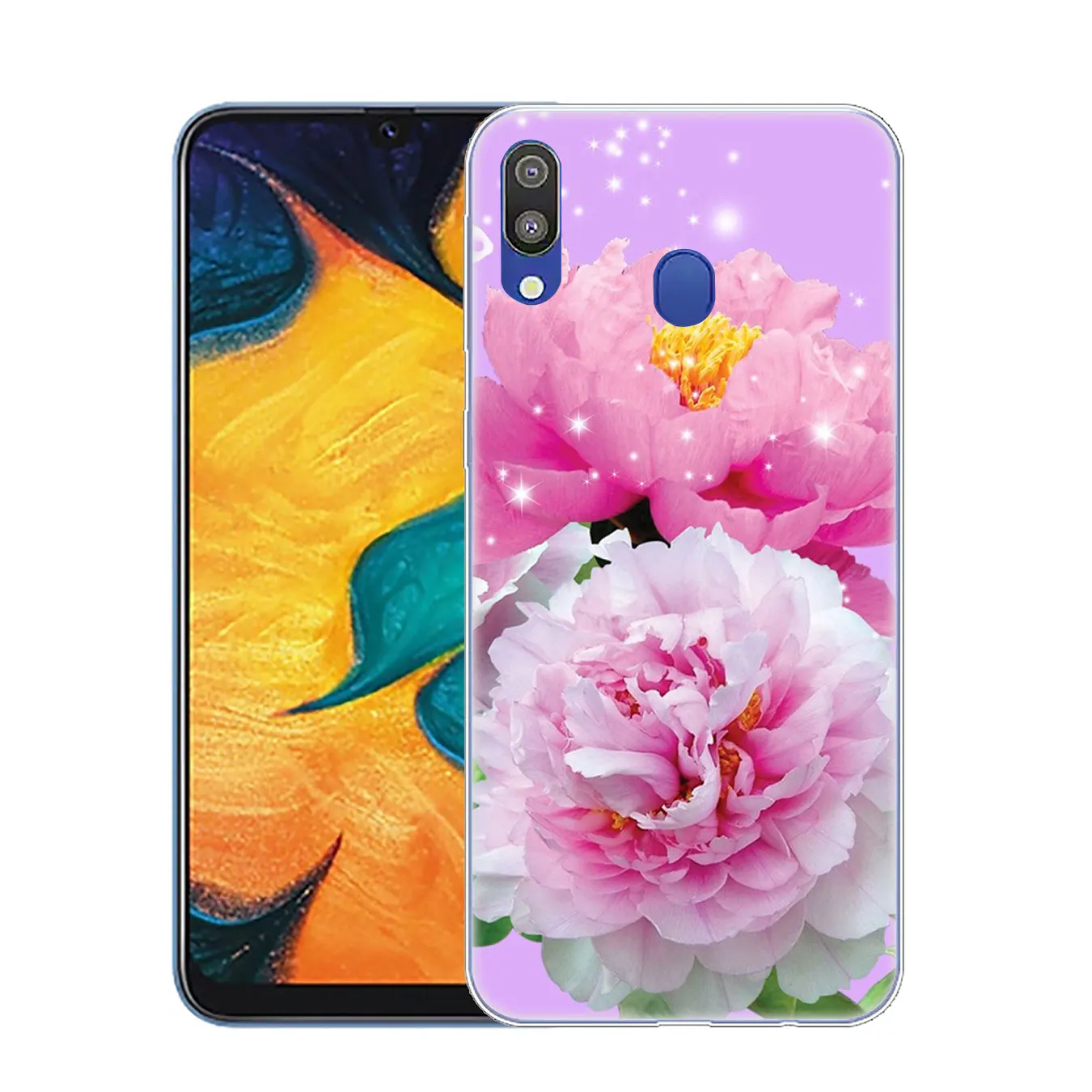 Lavaza красоту и украшением в виде цветка жесткий чехол для телефона для samsung Galaxy A10 A20 A30 A40 A50 A60 A70 M10 M20 M30 M40 A20e крышка