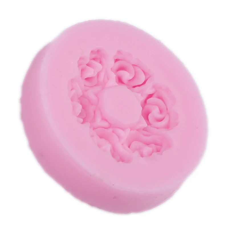 3D тисненая силиконовая форма для цветов шоколадные глиняные формы конфет