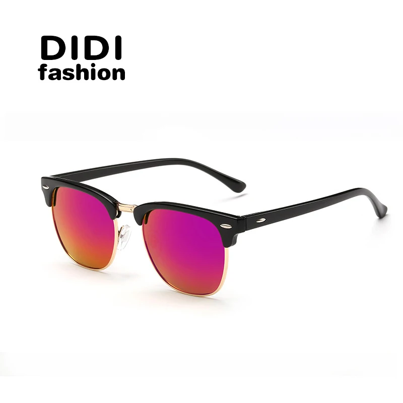 Женские поляризованные солнцезащитные очки DIDI винтажные дизайнерские кошачий