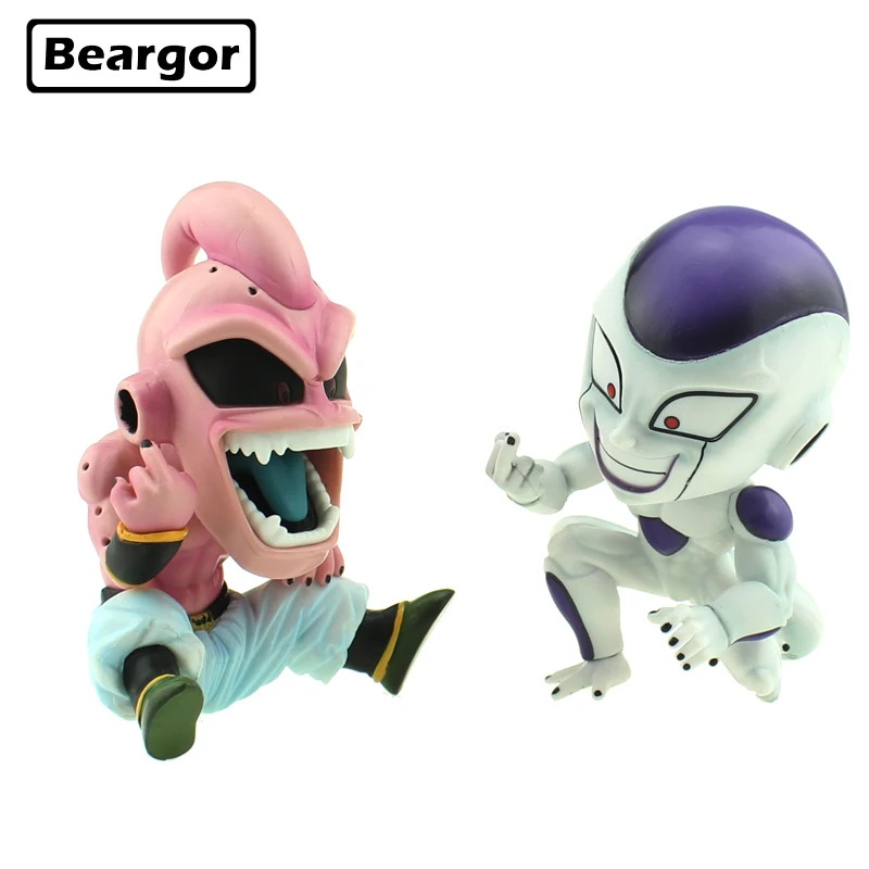 Милый аниме Dragon Ball Z Majin Boo Buu & Freeza Frieza Забавный средний палец GK Ver. В коробке ПВХ