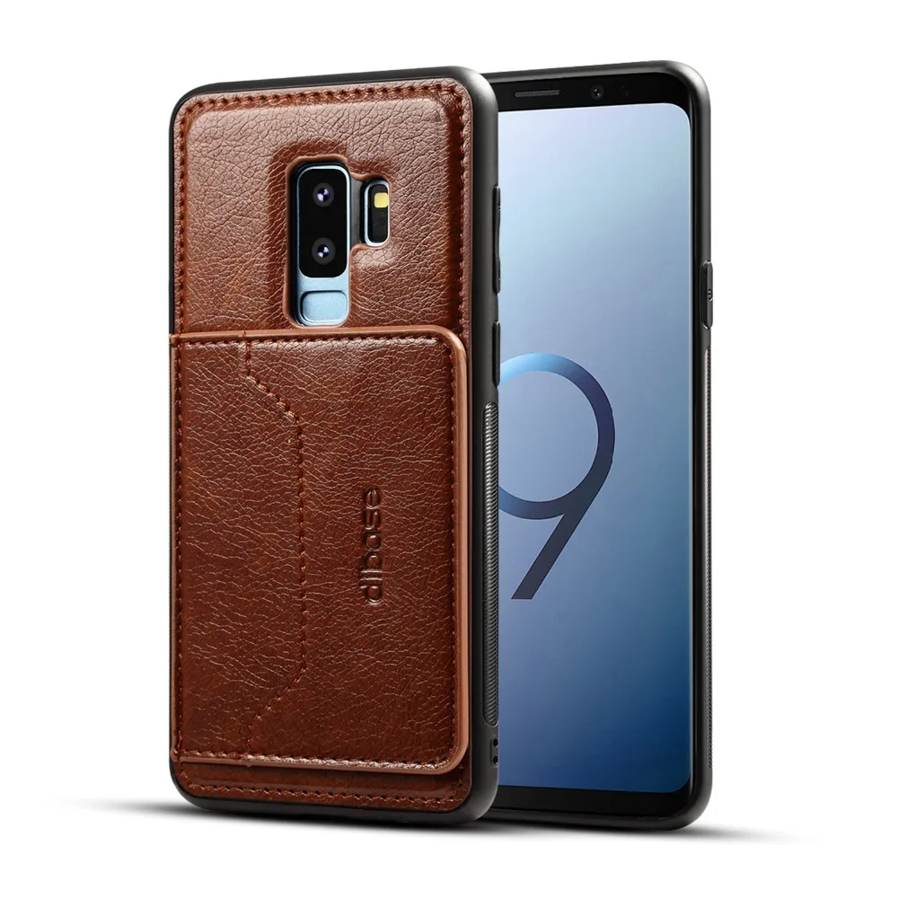 Чехол-кошелек для Samsung Galaxy S9 Plus защита от падения в стиле милитари чехол из