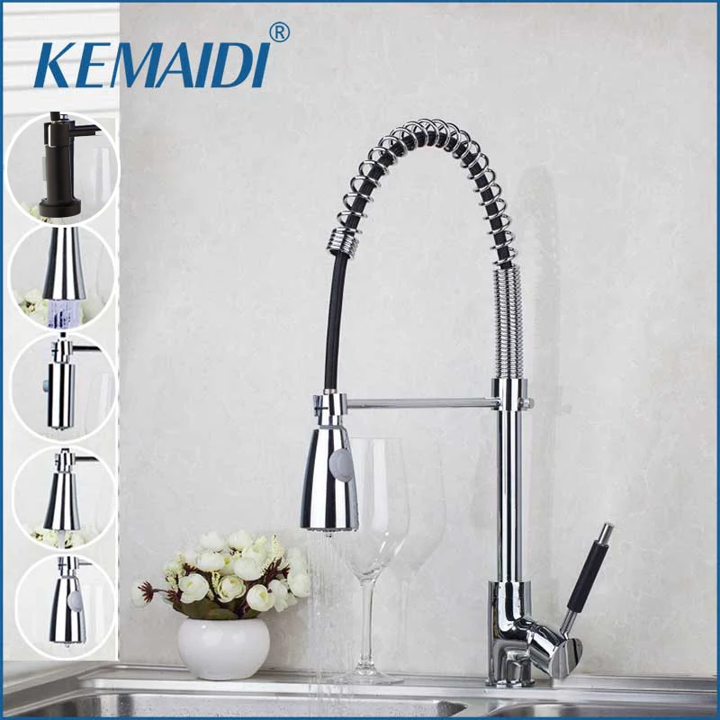 Смеситель кухонный со светодиодной подсветкой и двумя функциями|kitchen faucet|mixer