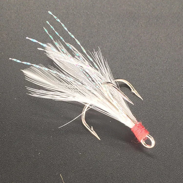 Блестящая рыболовная приманка 2 шт./лот разные цвета золотой серебряный крючок