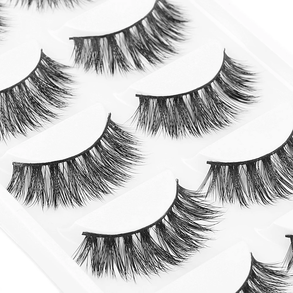 5 пар накладные ресницы из натуральной норки для женщин|fake eyelashes|long eyelasheseyelashes 3d |