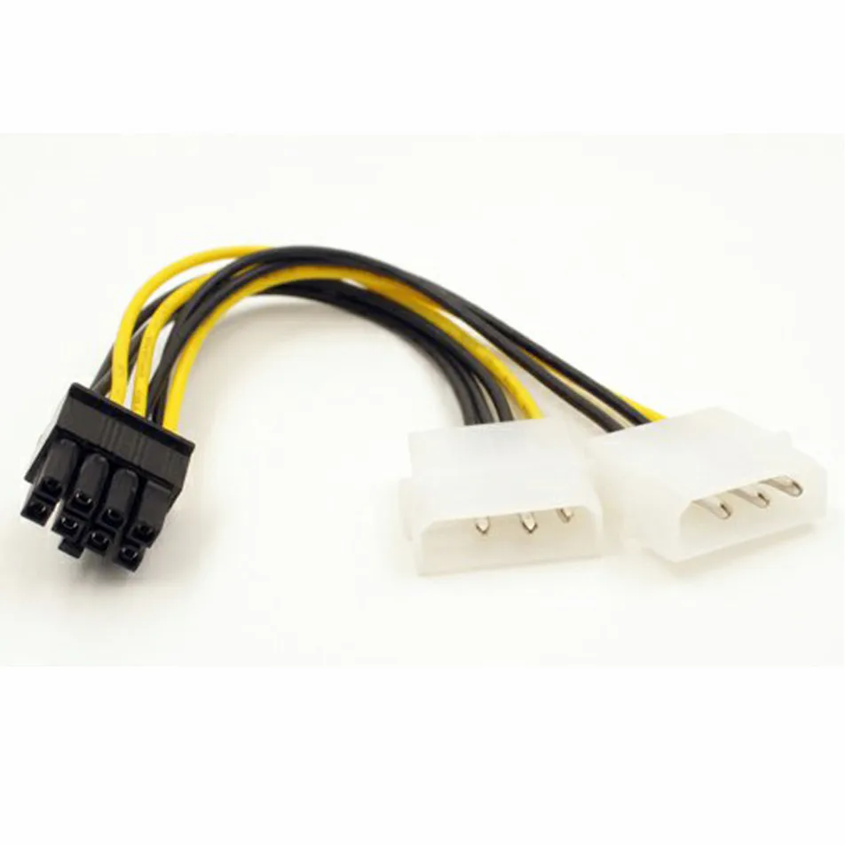 2019 фута компьютерный кабель двойной Molex LP4 4 соединения Pin до 8 типа папа PCI E Express