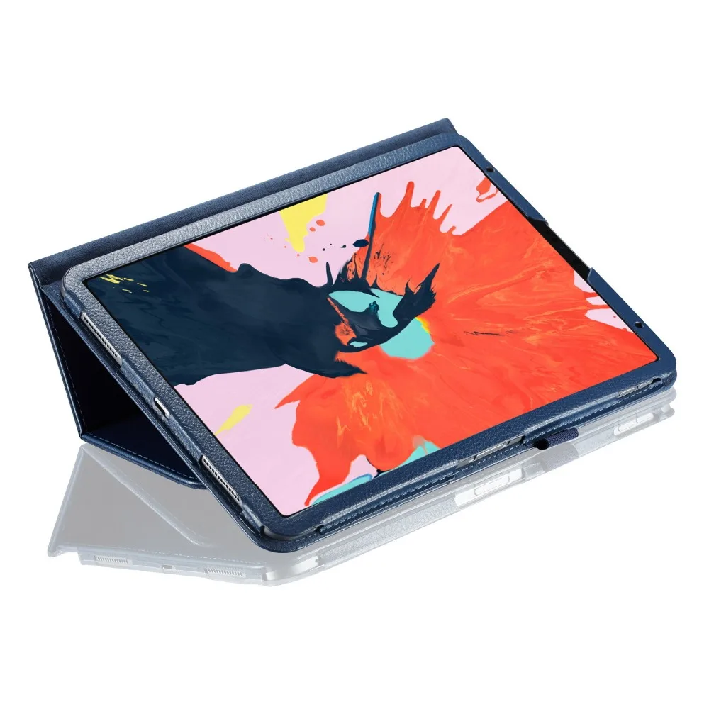 Чехол для iPad Pro 11 простая искусственная кожа умный чехол-книжка чехол нового 2018