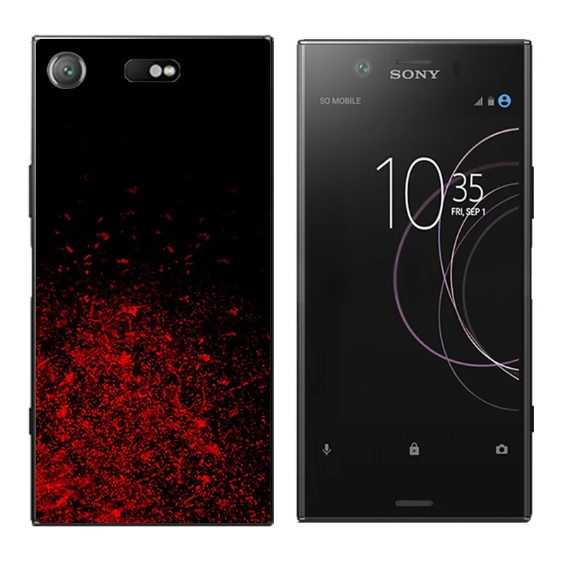 4.6' Cover for Sony Xperia XZ1 Compact Phone Cases Character Printing Coque Z1 Soft Silicone TPU Shell |