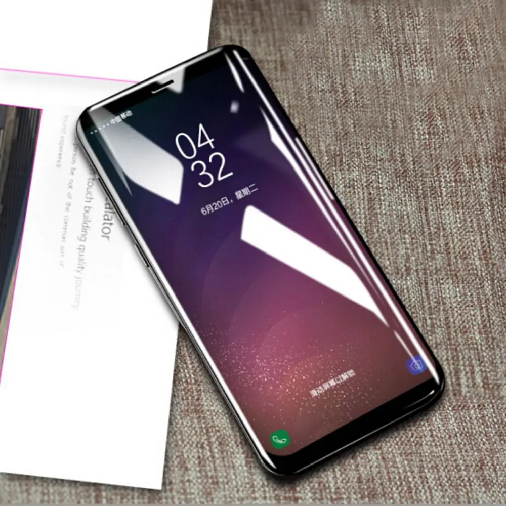 Защита экрана для Samsung Galaxy S9 Plus закаленное стекло с полным покрытием 3D изогнутая