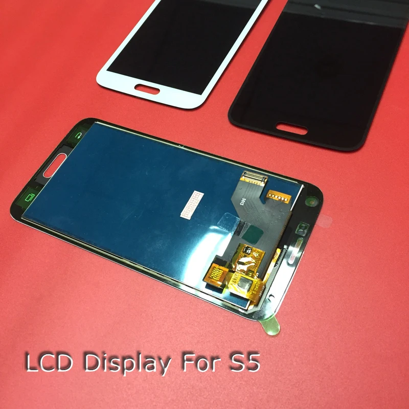 Совместимый с Samsung S5 LCD G900F Дисплей экран сенсорный дигитайзер в сборе совместимый