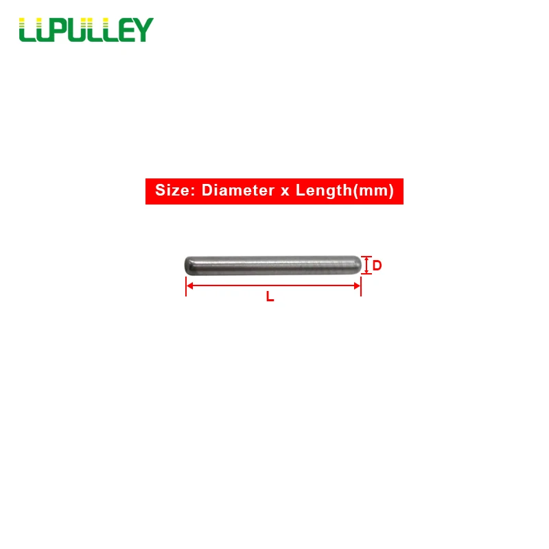 Стальные цилиндрические штифты LUPULLEY 20 шт./лот M2.5 длина 6/7/8/10/11/12/14/18/20/22/24/27/29/30/33/40/50