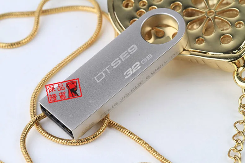 Kingston Usb флеш-накопитель 16 ГБ 32 ГБ Цифровой DataTraveler SE9 флеш-накопитель USB 2,0 флеш-накопитель металлический персональный usb