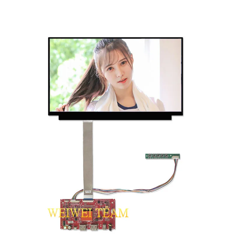 Full Kit 3840x2160 13,3 дюйма с разрешением 4k uhd ЖК дисплей ноутбука Замена экрана ips дисплей Сенсорная панель с 2 HDMI DP EDP 40 штифтов плата контроллера - Цвет: Full Kit