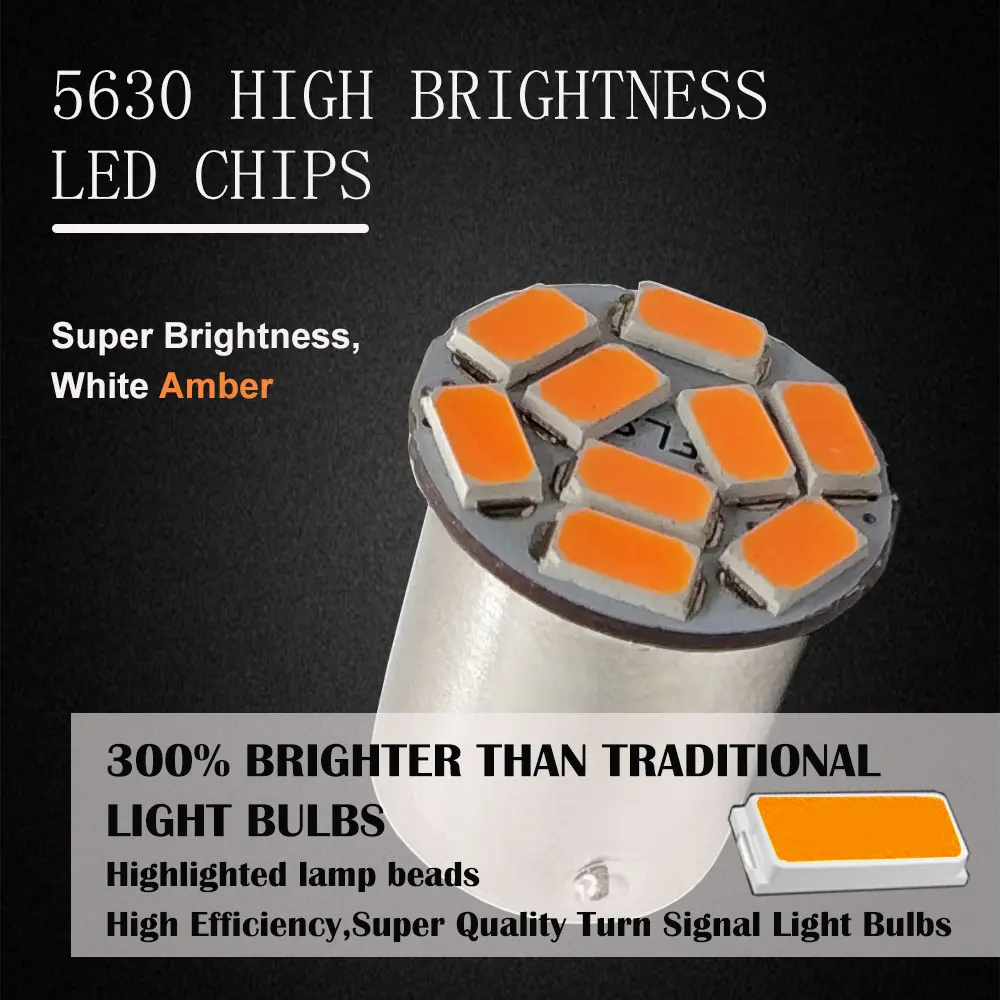 10 шт. BA15S 5630 9SMD светодиодный P21W 1156 светодиодная лампа S25 R5W ные автомобильные лампы