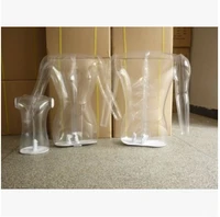 free shippingtransparent mannequin clear torso form inflatable torso form mannequin clothing display form inflatable mannequin