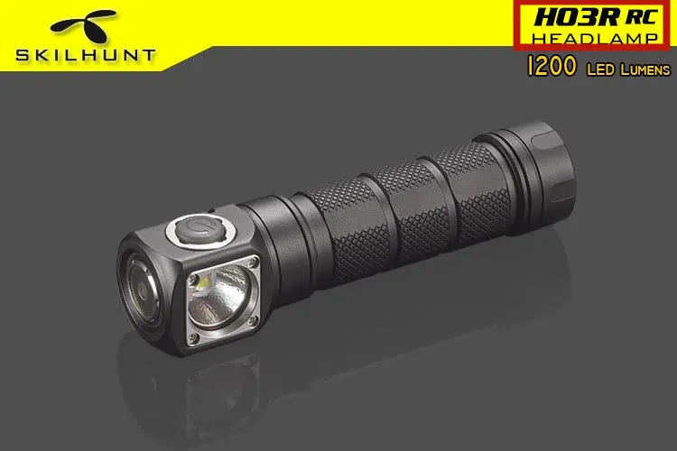 Skilhunt H03C RC с одной рукой боковой переключатель RGBW светодиодный налобный фонарь 18650 CR123A Магнитный перезаряжаемый фонарь с бесплатной головкой