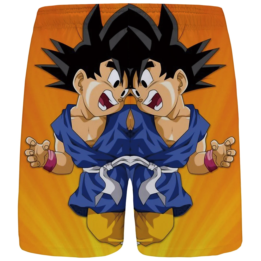 KYKU Dragon Ball короткие мужские забавные повседневные шорты Goku 3d Гавайские пляжные